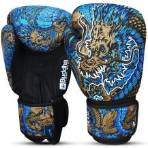 Buddha Dragon blue boxing gloves