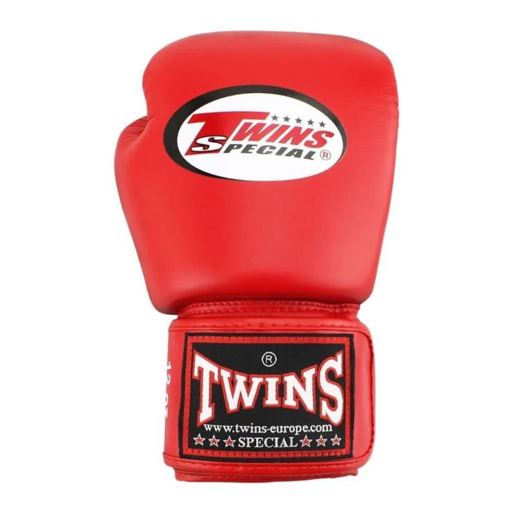 Gants de boxe en cuir Twins BGVL 3 - Rouge