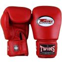 Gants de boxe en cuir Twins BGVL 3 - Rouge