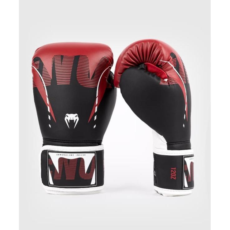 Gants de boxe Venum Adrenaline - Noir Rouge Blanc