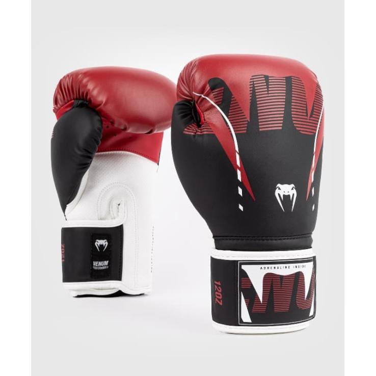 Gants de boxe Venum Adrenaline - Noir Rouge Blanc