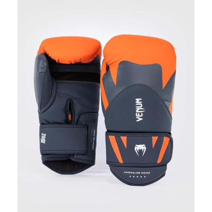 Gants de boxe Venum Challenger 4.0 - Orange / Marine