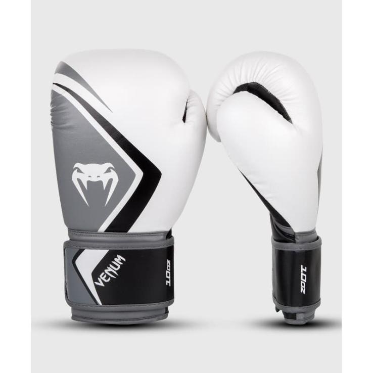 Gants de boxe Venum Contender 2.0 - Blanc Gris Noir