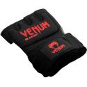 Gant de boxe-bandage Venum Gel Kontact Noir/Rouge (La paire)