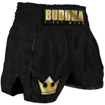 Short Muay Thai Buddha Retro Premium noir / or