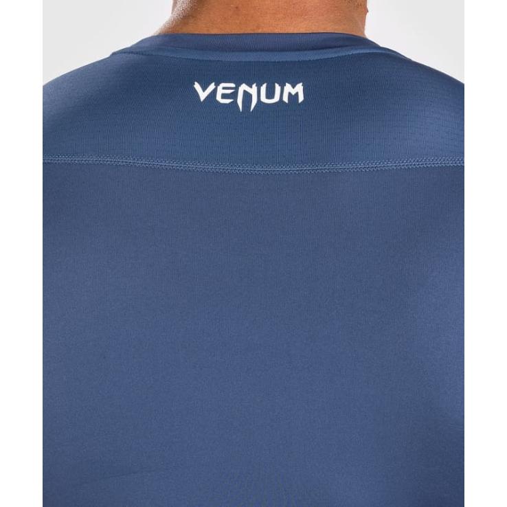 Rashguard manches courtes Venum Attack - bleu marine