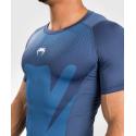 Rashguard manches courtes Venum Attack - bleu marine