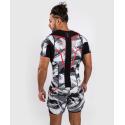 Rashguard Venum Electron 3.0 manches courtes gris/rouge