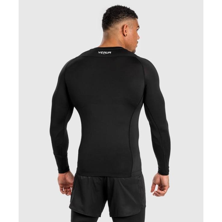 Rashguard à manches longues Venum Attack - gris noir