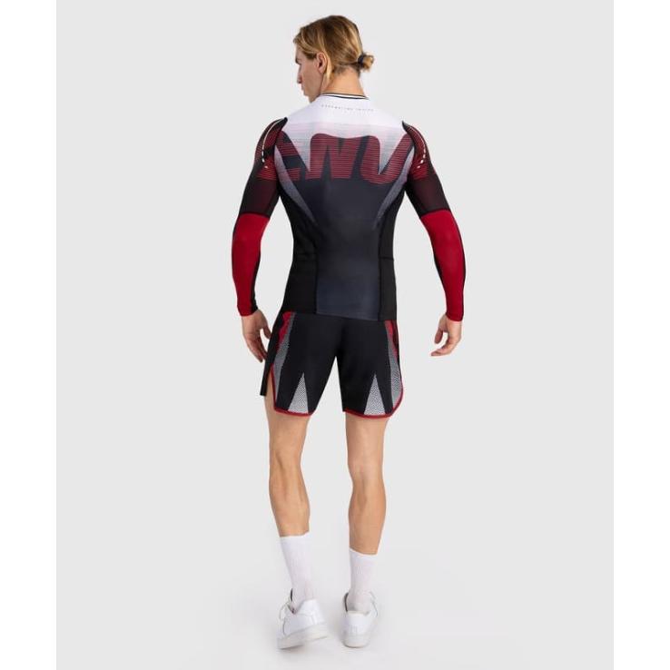 Rashguard Venum Adrenaline manches longues - noir rouge