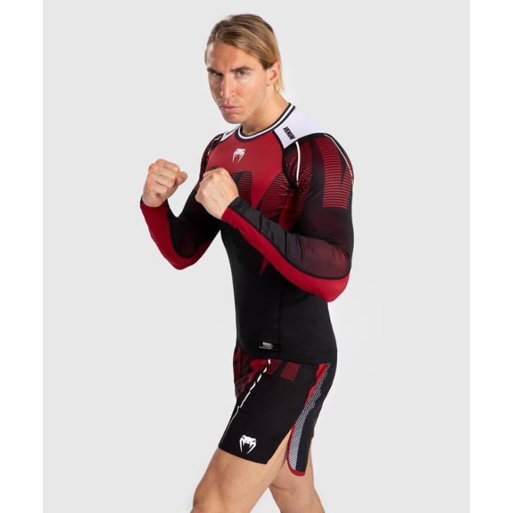 Rashguard Venum Adrenaline manches longues - noir rouge