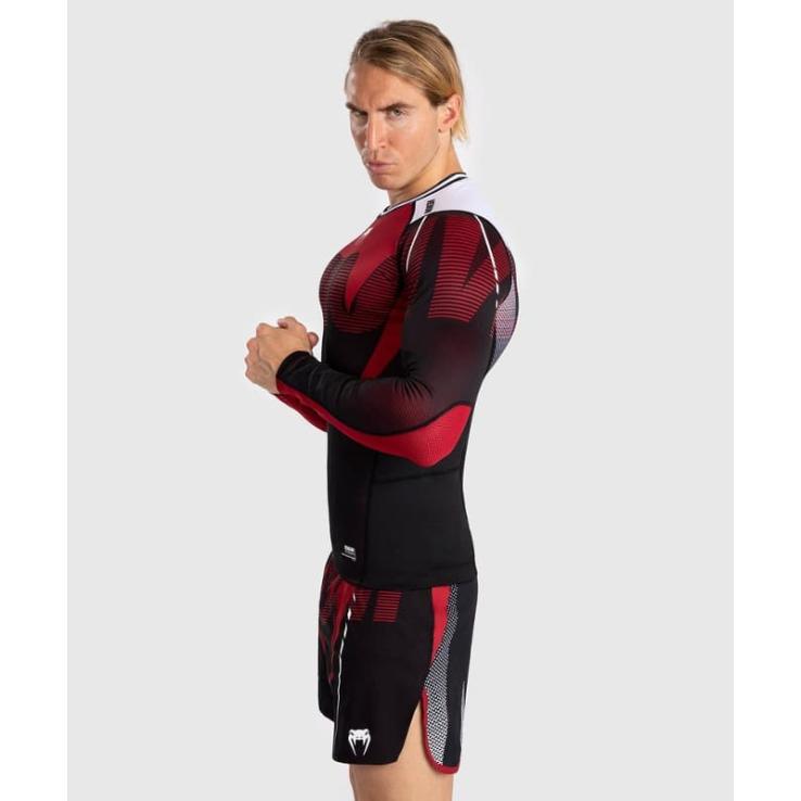 Rashguard Venum Adrenaline manches longues - noir rouge