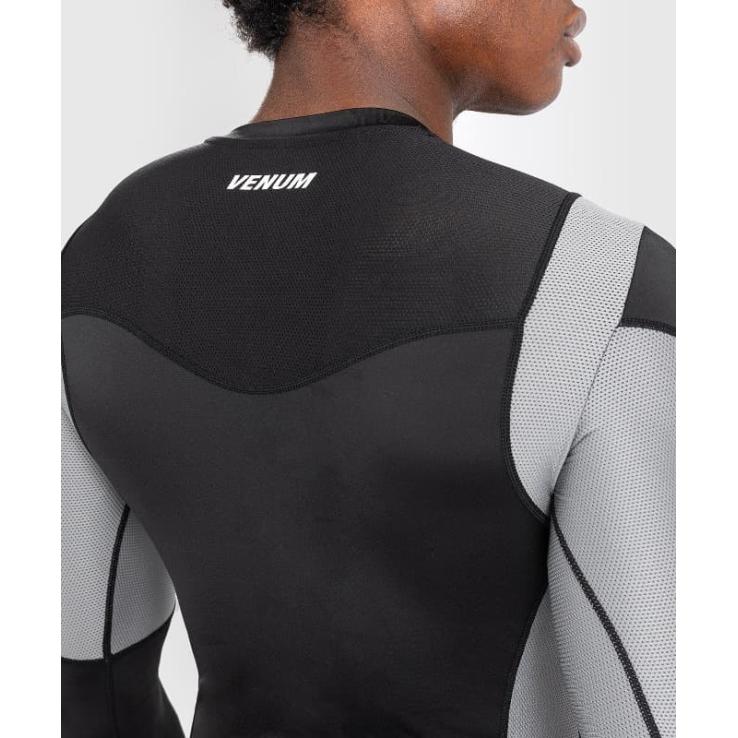 Rashguard Venum Tempest manches longues - gris noir