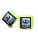 Bandages de boxe Bouddha jaune fluo