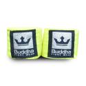 Bandages de boxe Bouddha jaune fluo